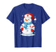Snowman Nurse Christmas Nursing Holiday Winter RN LPN CNA T-Shirt