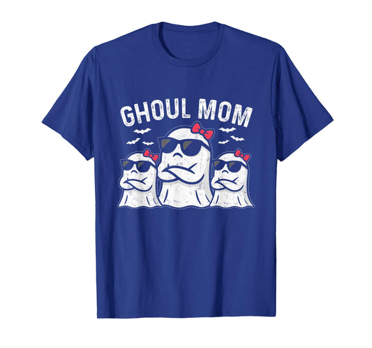 Retro Ghoul Mom Mother Ghost Mama Halloween Funny T-Shirt