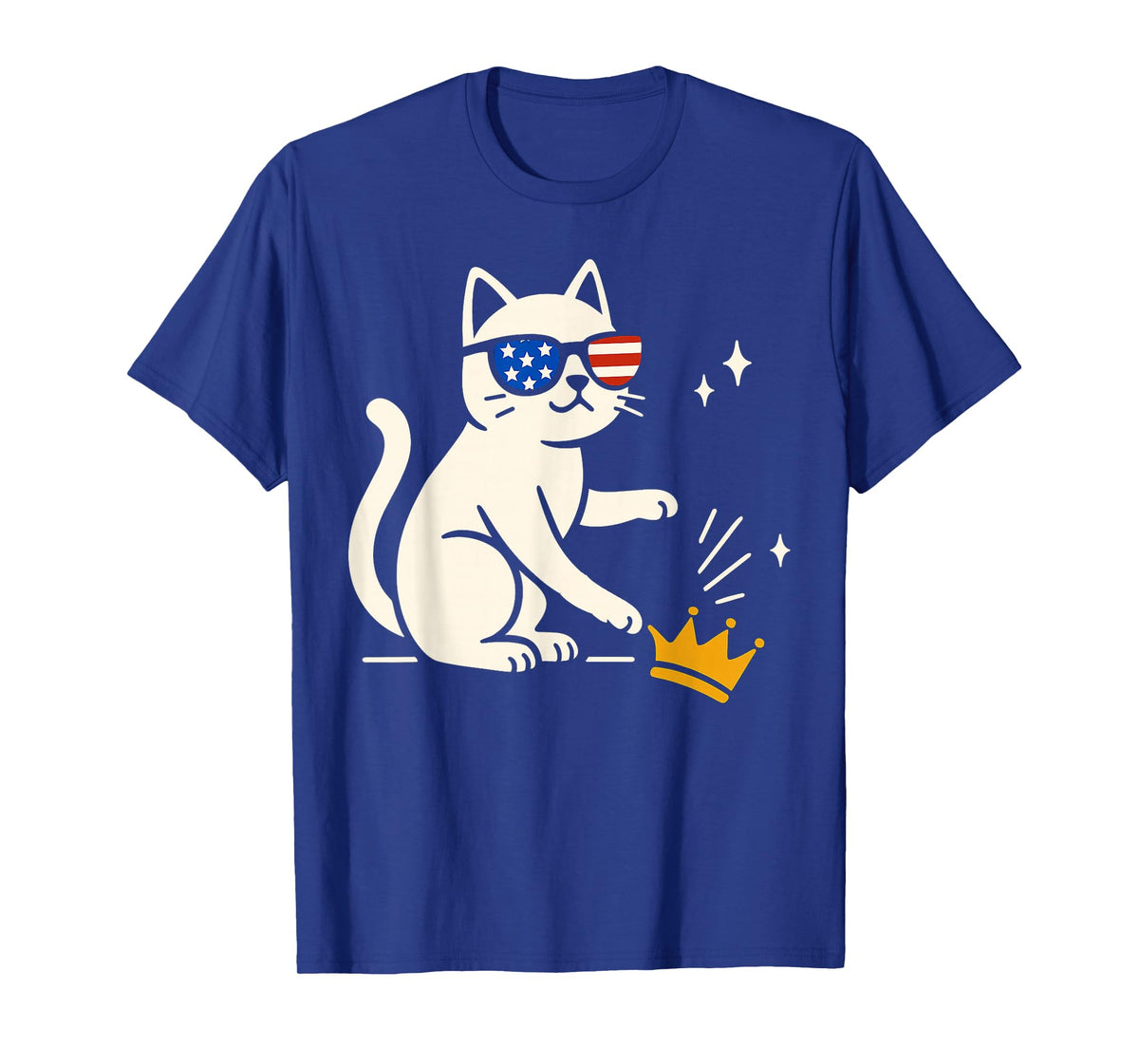 Funny Protesting Cat No King T-Shirt