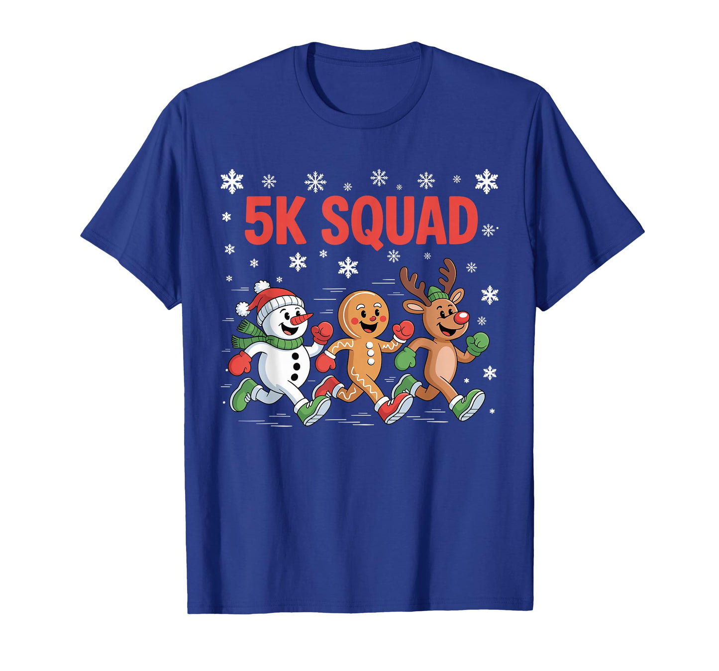 5K Squad Shirt Funny Christmas Running Team T-Shirt