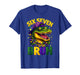 Boys Mardi Gras Six Seven Bruh Mardigator Alligator 6 7 Meme T-Shirt