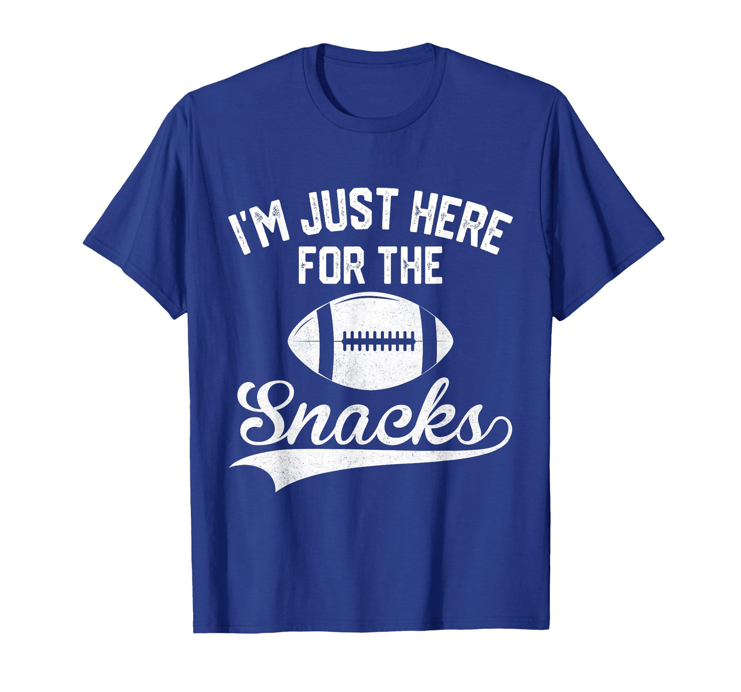 I'm Just Here for The Snacks Cute Football Women Kids T-Shirt