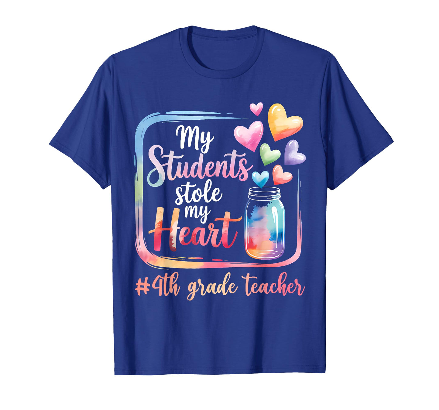 My Student Stole My Heart 4th Grade Teacher Valentine Womens T-Shirt