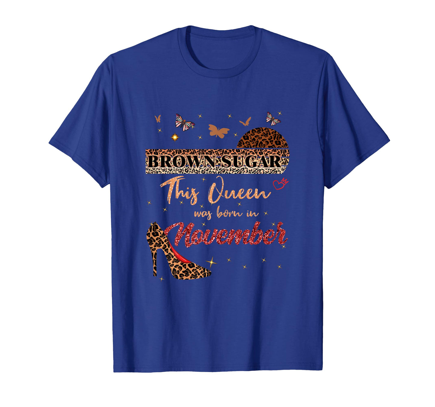 November Birthday for Black Women This Queen was Born in T-Shirt