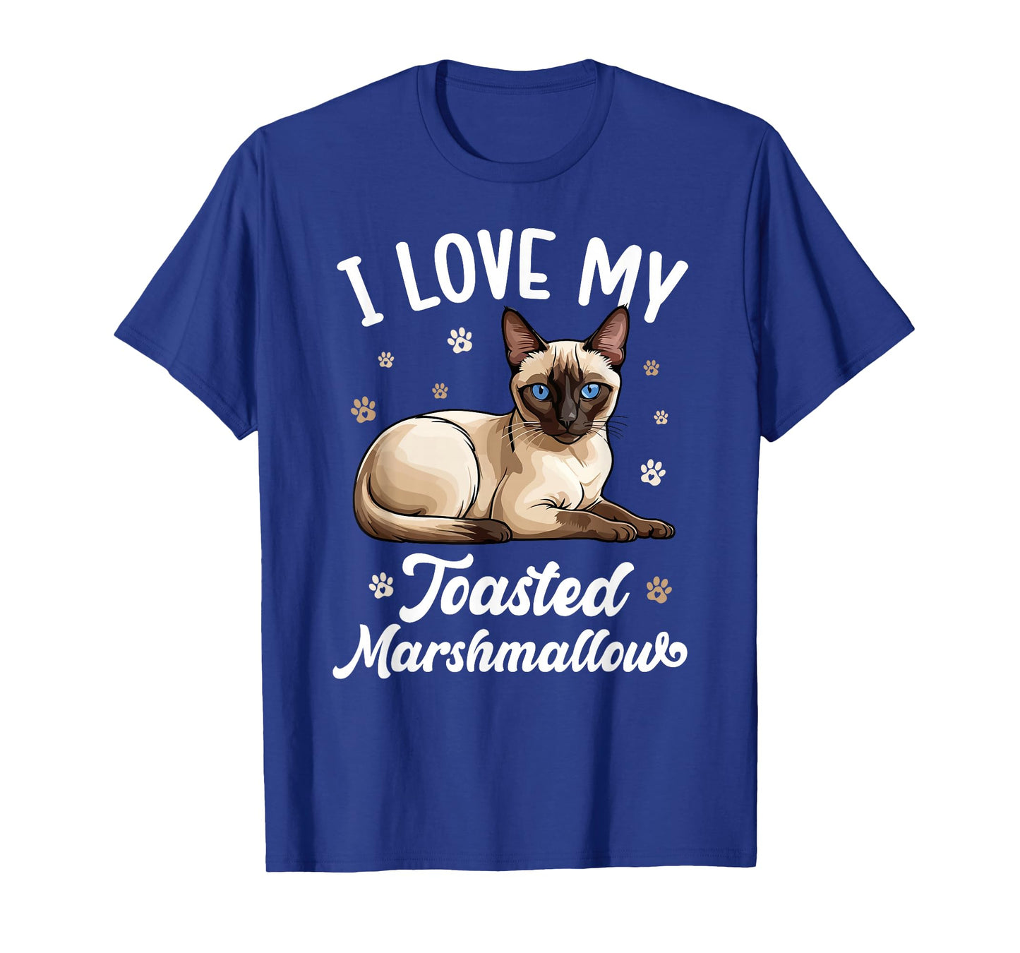 I Love My Siamese Cat Owner Siamese Lover T-Shirt