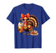 Boujee Turkey Leopard Thanksgiving Fall Chic Turkey Coffee T-Shirt