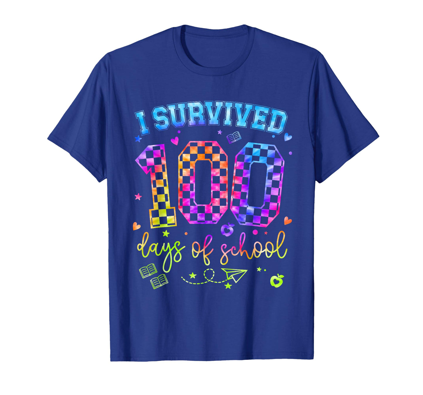 I Survived 100 Days of School Students Teachers 100th Day T-Shirt