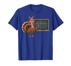 Six Seven 6 7 Meme Number 67 Turkey Thanksgiving Teacher T-Shirt