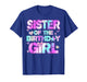 Sister The Birthday Girl Kpop Family Birthday Party Girls T-Shirt