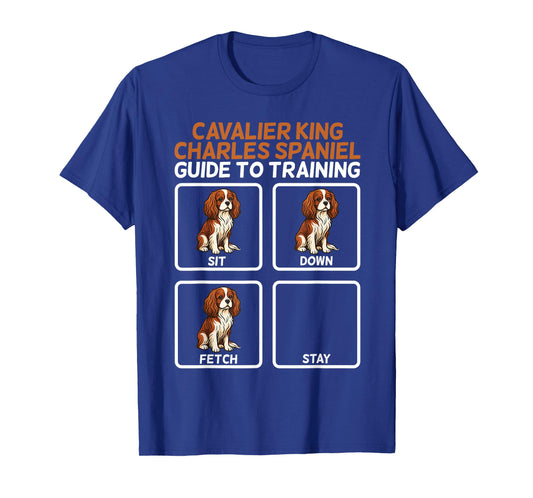 Cavalier King Charles Art for Men Women Cavalier Spaniel Dog T-Shirt