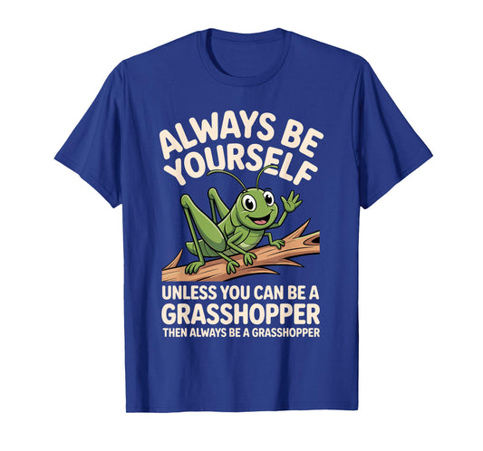 Funny Grasshopper Art for Men Women Kids Insect Grasshopper T-Shirt