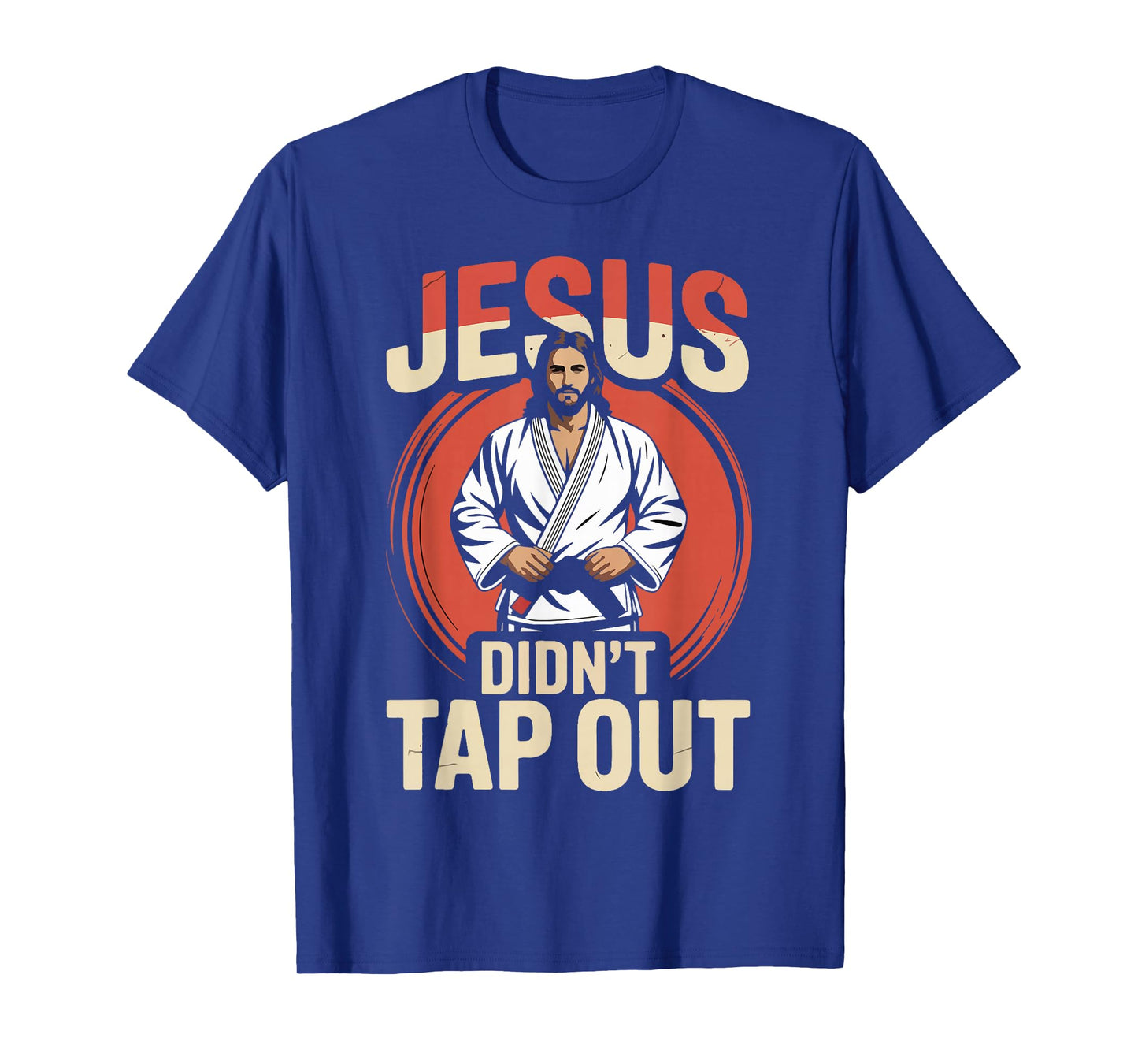 Jiu Jitsu Jesus Faith Christian Retro Vintage Jesus Didn't T-Shirt