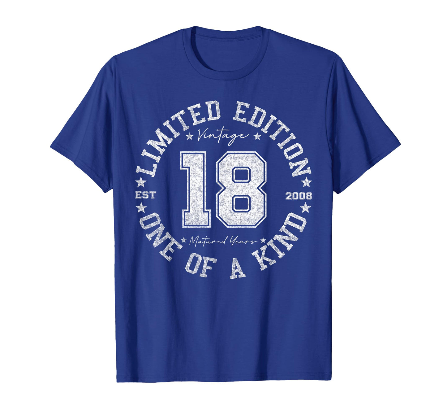 18 Year Old Gifts Vintage 2008 Limited Edition 18th Birthday T-Shirt