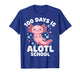 100 Days of School Axolotl T-Shirt