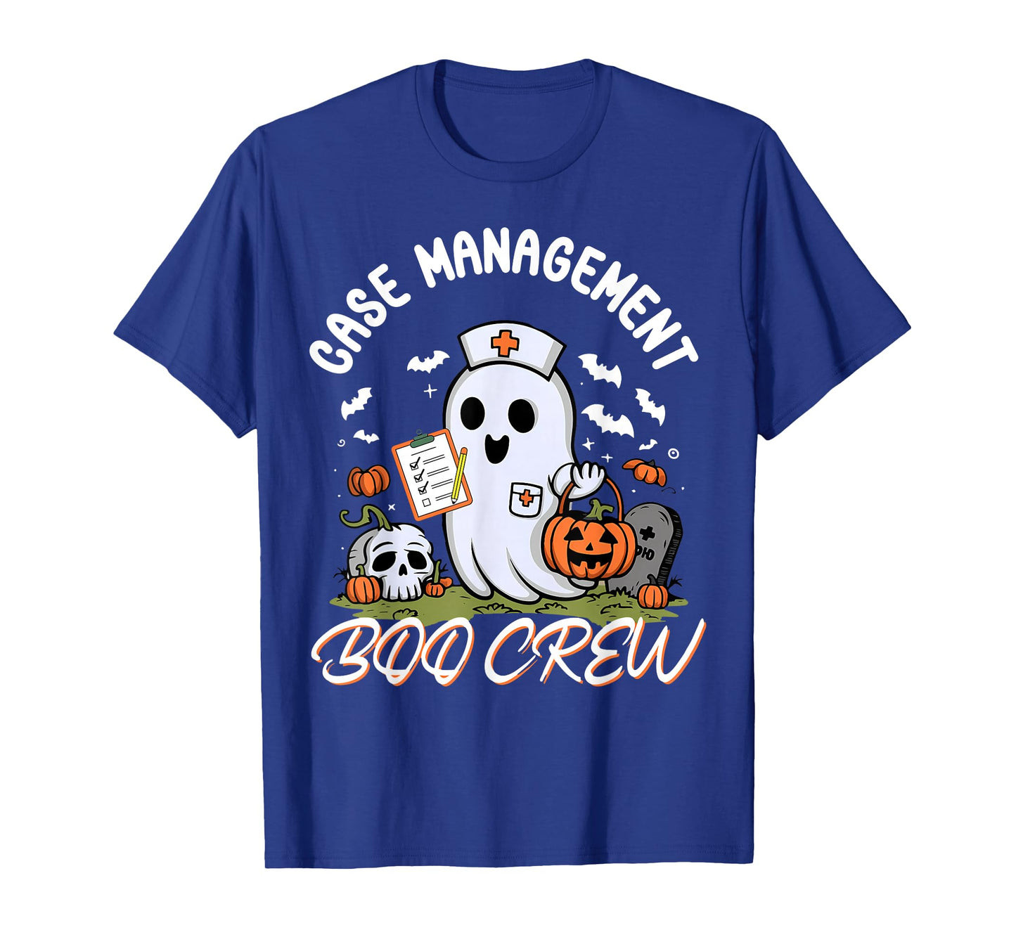 Case Management Boo Crew Nurse Ghost Spooky Halloween RN T-Shirt