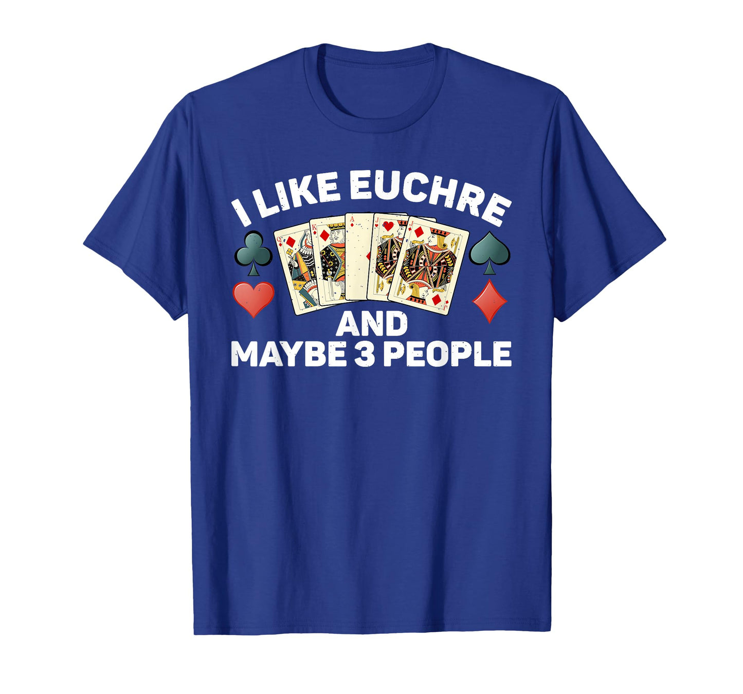 Funny Euchre Art for Men Women Kids Card Game Euchre Lover T-Shirt