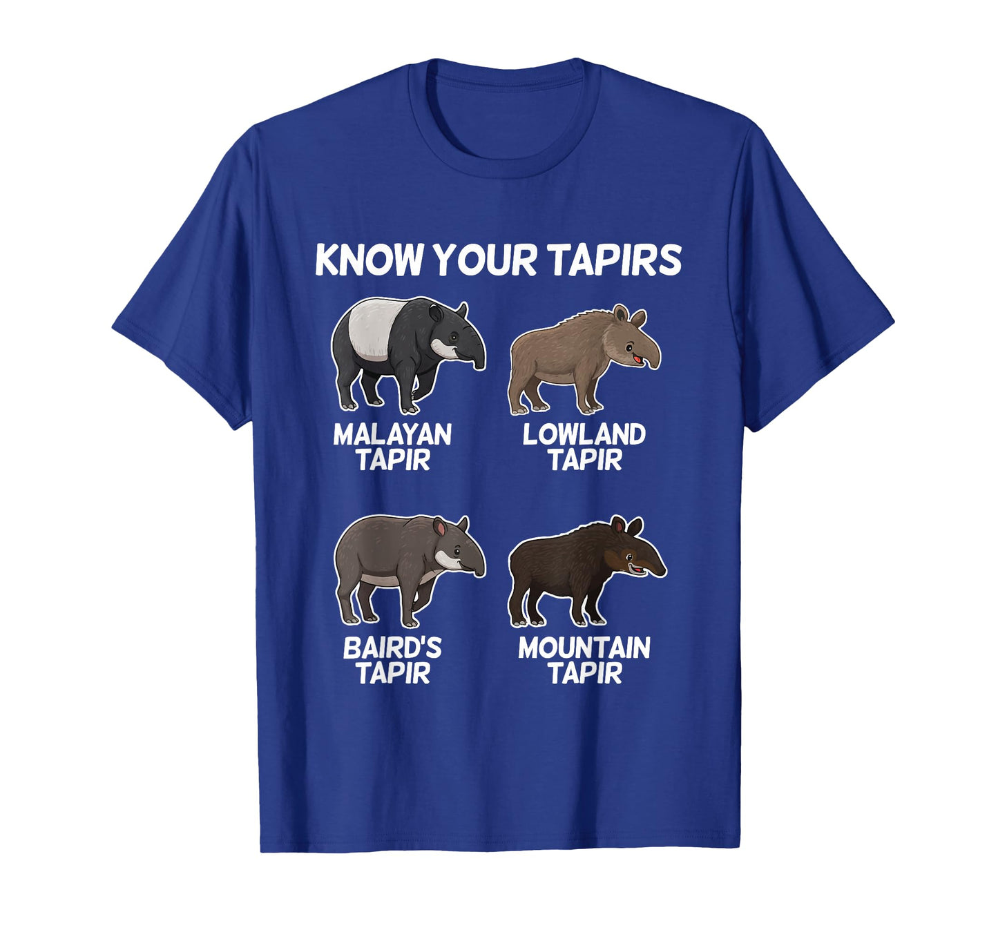 Cute Tapir Design for Men Women Kids Animal Tapir Lovers T-Shirt