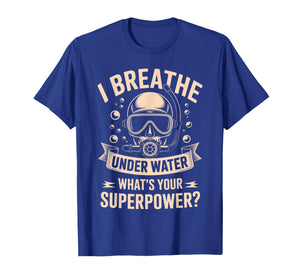 Funny Scuba Diving Art for Men Women Scuba Dive Scuba Diver T-Shirt