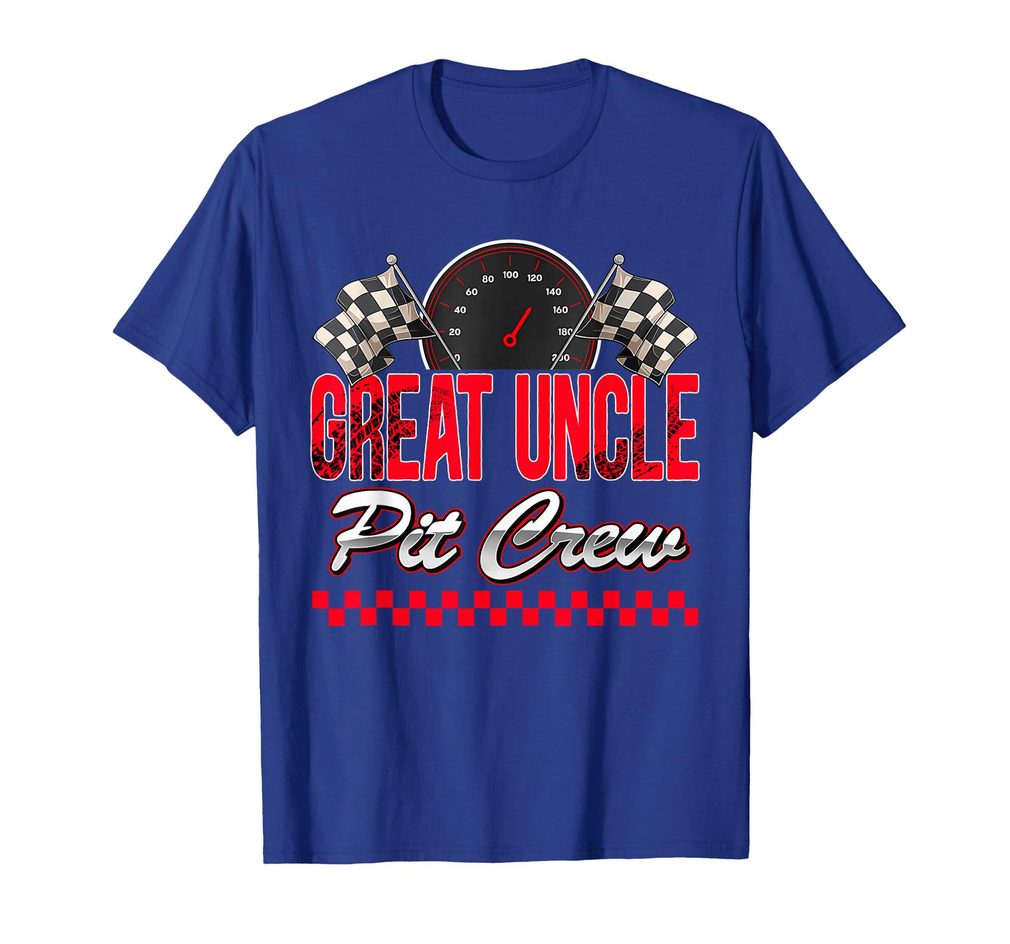 Great Uncle Pit Crew Race Car Birthday Boy Racing Family T-Shirt