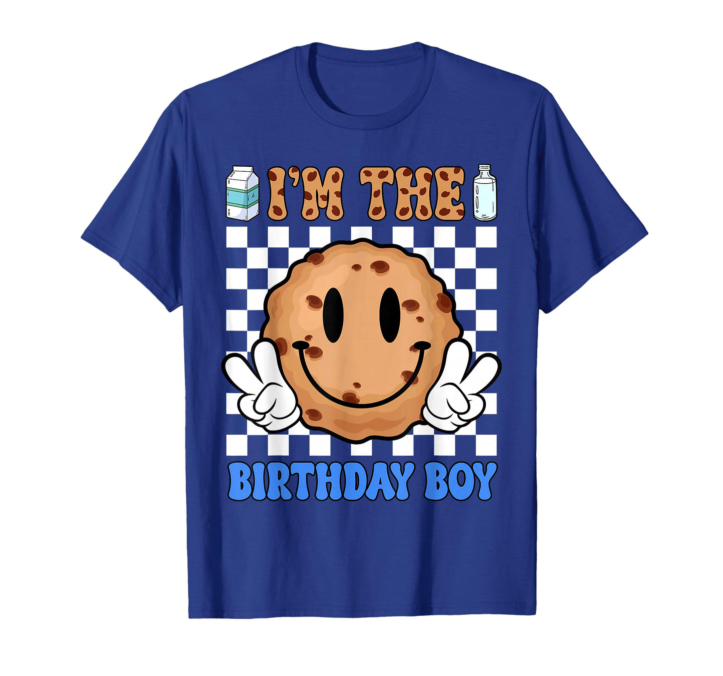 I'm The Birthday Boy Milk and Cookies First 1st Birthday T-Shirt