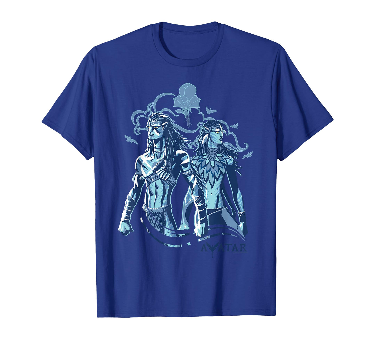 Avatar: Fire and Ash Jake Sully and Neytiri Stand Together T-Shirt