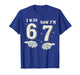 I was 6 Now I'm 7 Year Old Birthday 67 Funny for Kids Boys T-Shirt