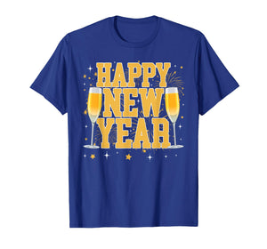 Happy New Year 2026 Coquette Bow Champagne New Years Eve T-Shirt