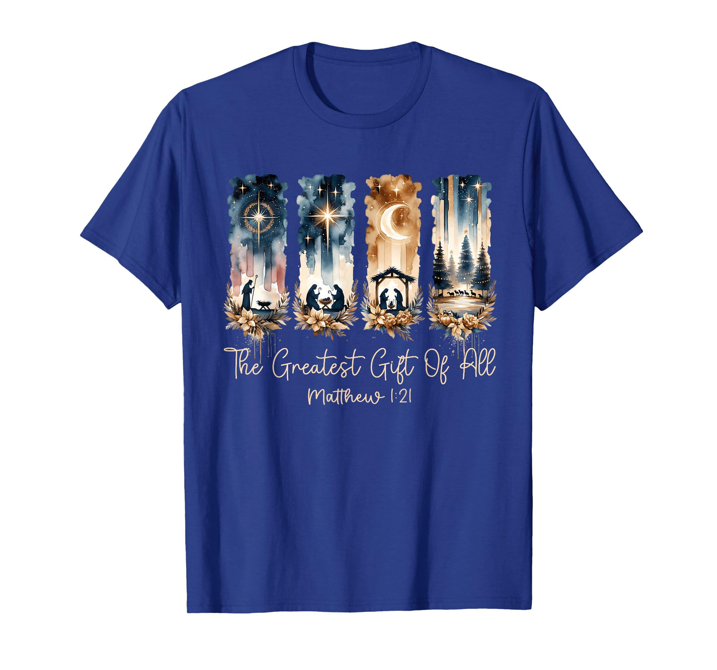 The Greatest Gift for All Christmas Nativity Jesus Christian T-Shirt