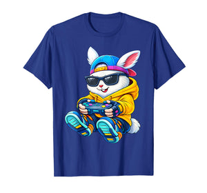 Funny Gaming Game Rabbit Easter Men Boy Kid T-Shirt