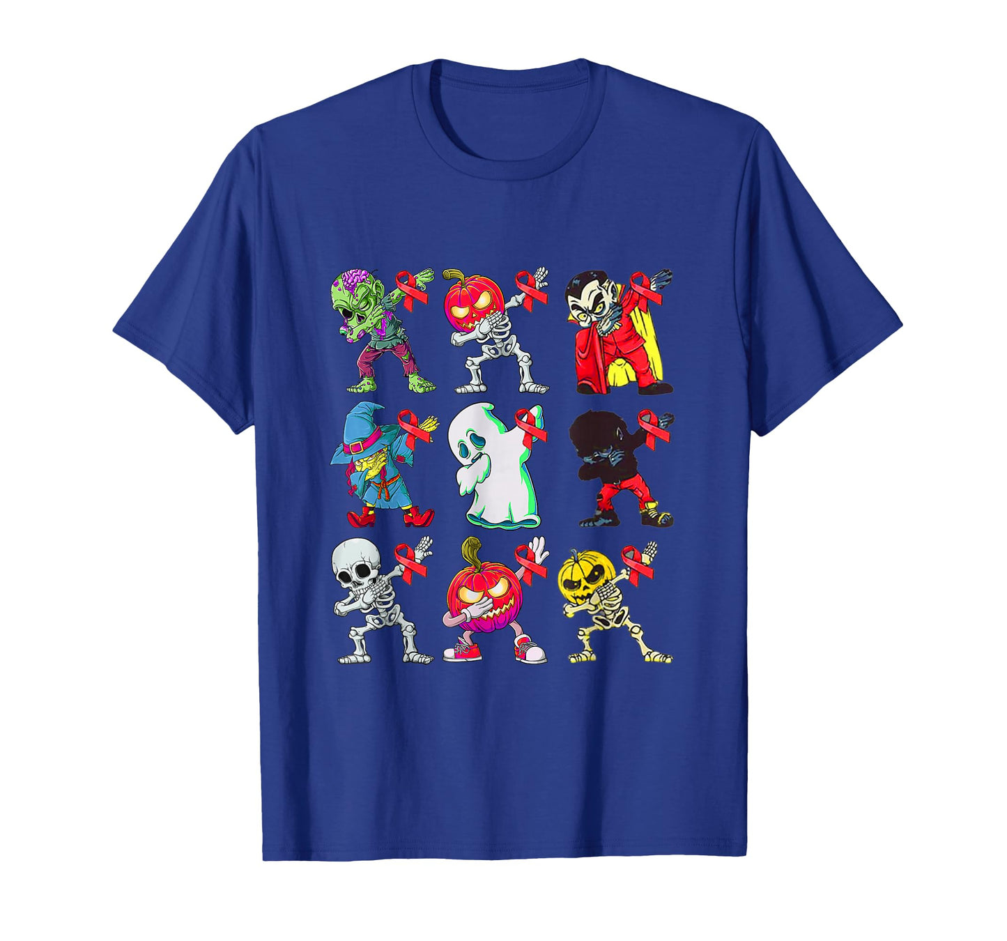 in October We Wear Red for Red Ribbon Week Halloween T-Shirt