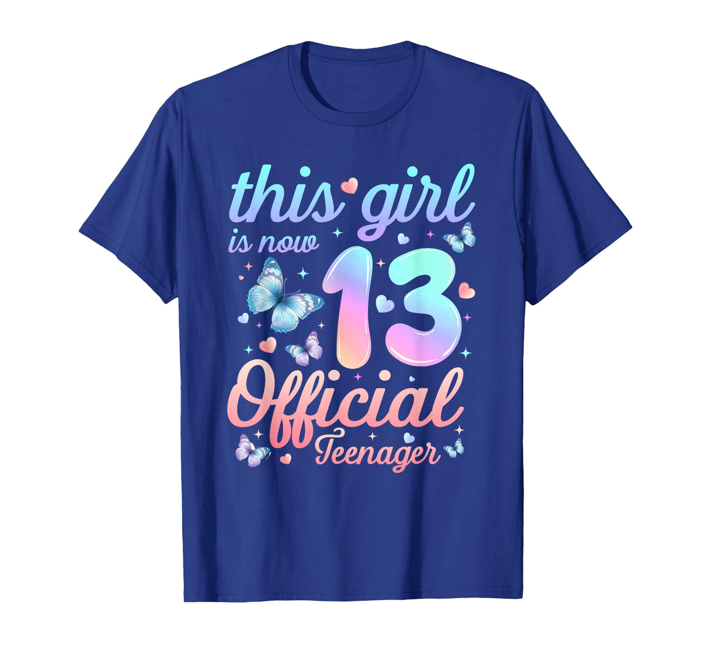 This Girl is Now 13 Official Teenager 13th Birthday 13Yr Old T-Shirt