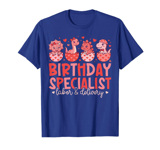 Special Birthday Labor Nurse Life Heartbeat Squad T-Shirt
