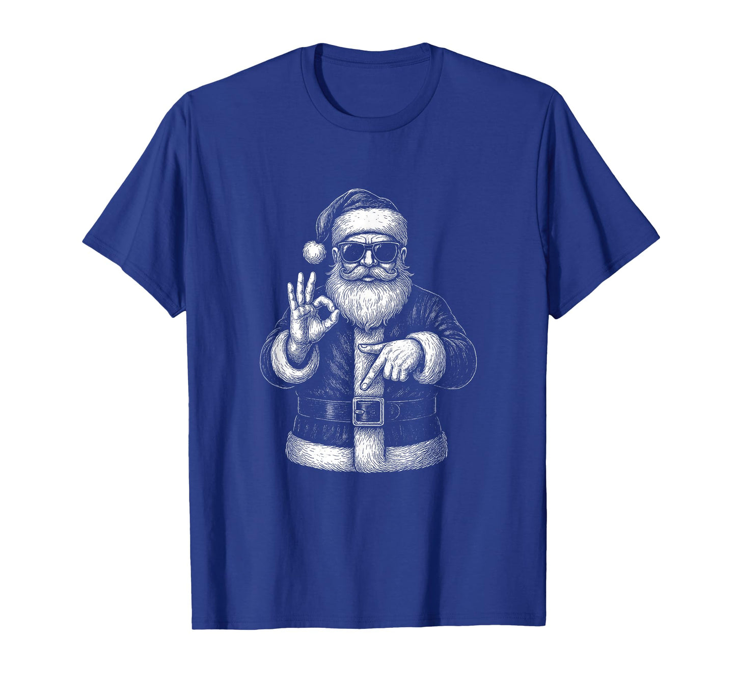 Funny Santa 6 7 Meme Design | Christmas Math Humor T-Shirt