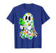 Rainbow Boo Shamrock Ghost St Patrick's Day Spooky Season T-Shirt