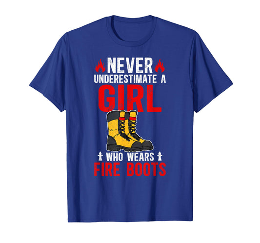 Female Firefighter Proud Firefighter Women Firewoman T-Shirt