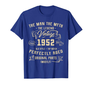 74th Birthday Gift Man Myth Legend 1952 74 for Years Old T-Shirt