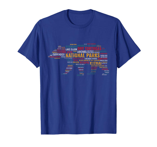 National Parks USA Bear Hiking Camping Adventure Gift T-Shirt