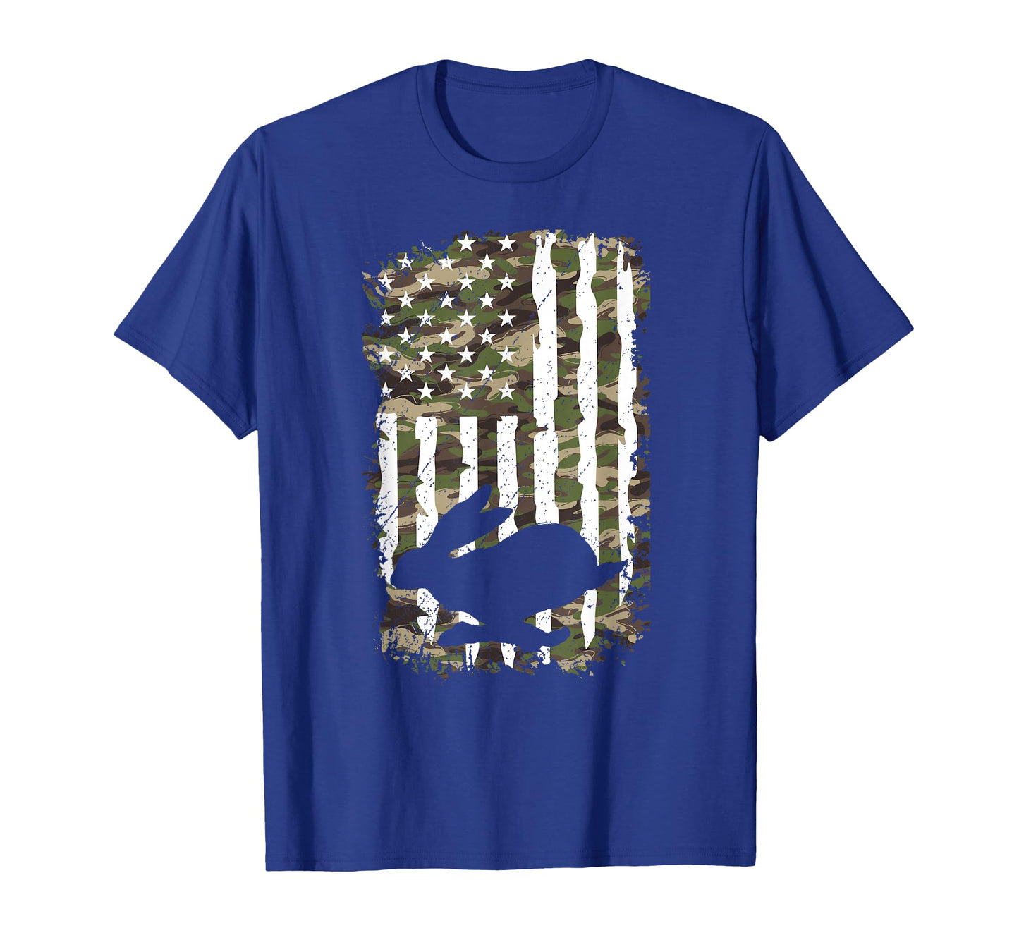 Rabbit Hunting US Flag Rabbit Hunter Rabbit Hunting Lover T-Shirt