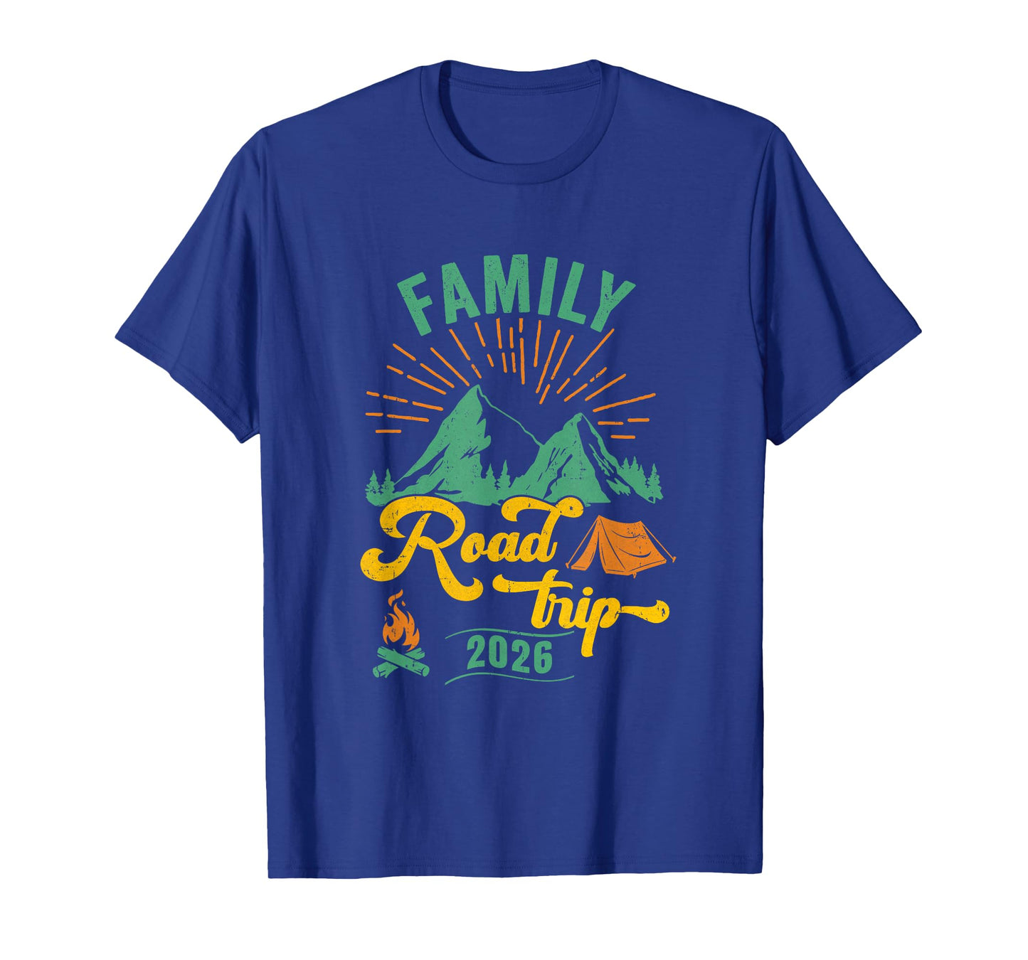 Family Road Trip 2026 Camping Crew Vacation Holiday Trip T-Shirt