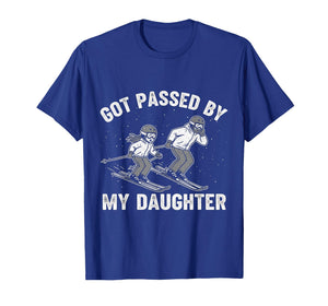 Got Passed by My Daughter Funny Skiing T-Shirt