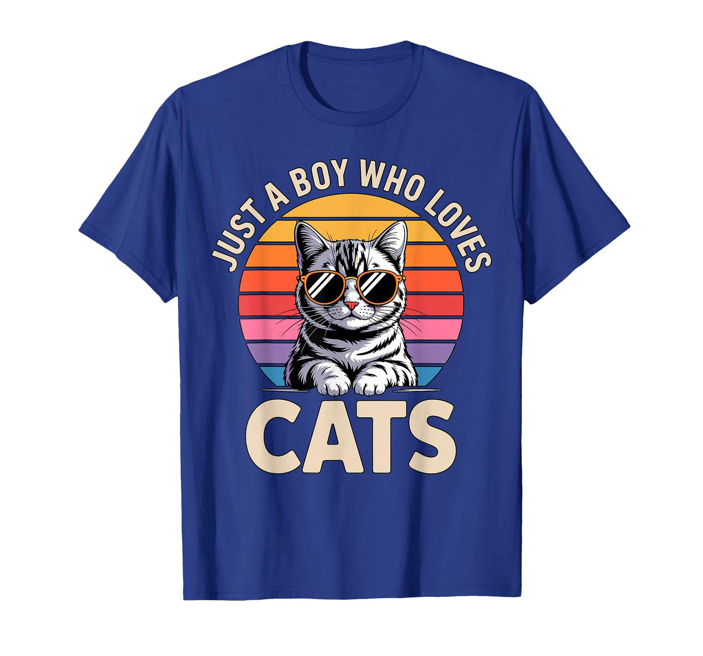 Just a Boy Who Loves Cats T-Shirt