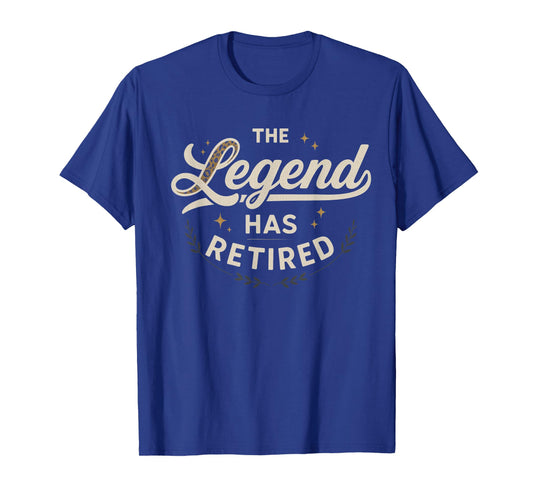 The Legend Has Retired Vintage Script T-Shirt