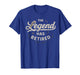 The Legend Has Retired Vintage Script T-Shirt