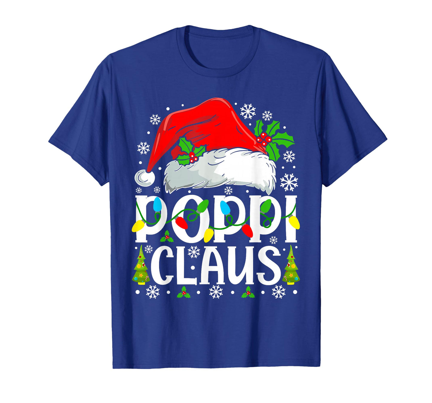 Poppi Claus Funny Christmas Family Matching T-Shirt