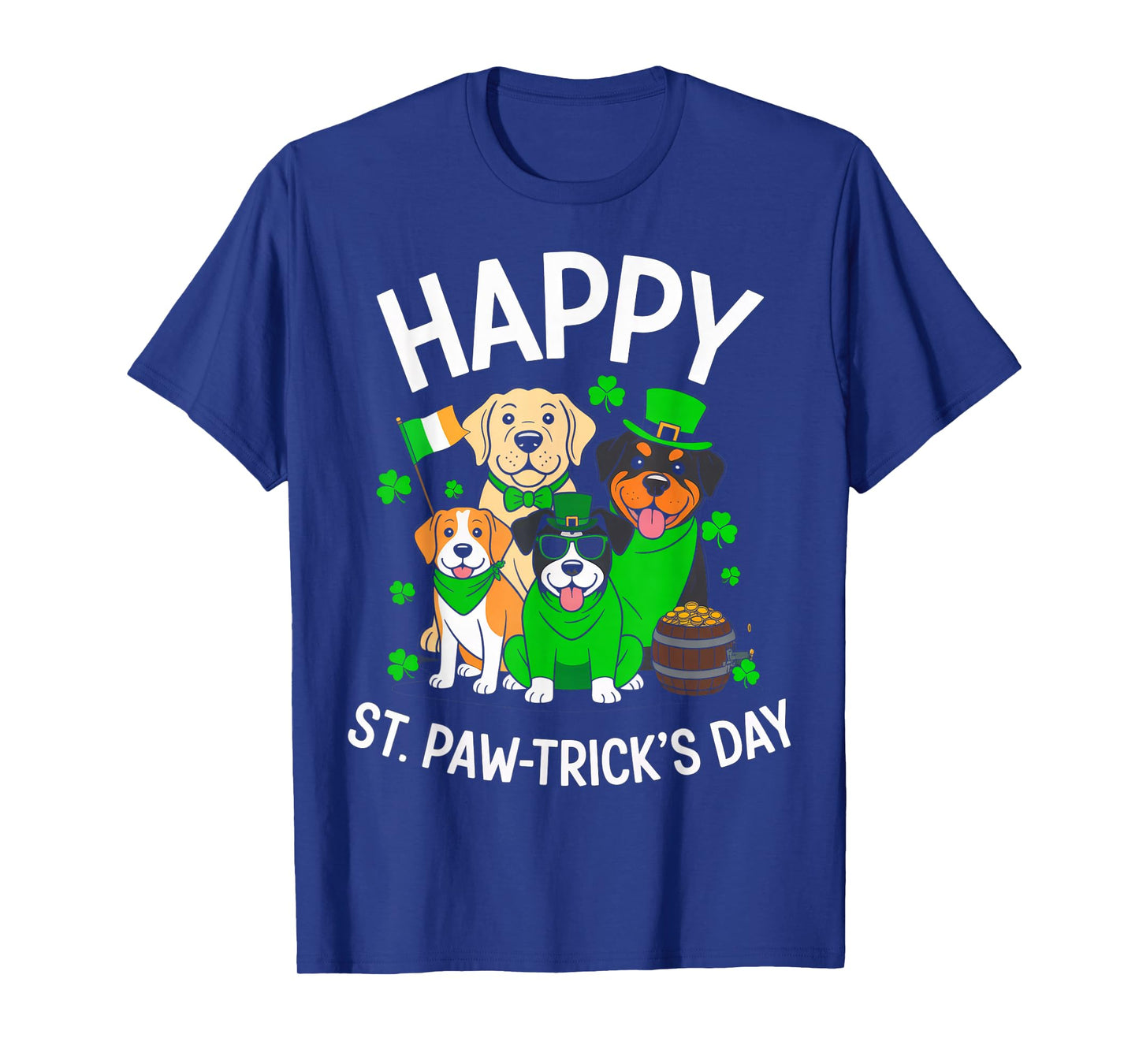 Happy St Pawtricks Day Dog St Patricks Day T-Shirt