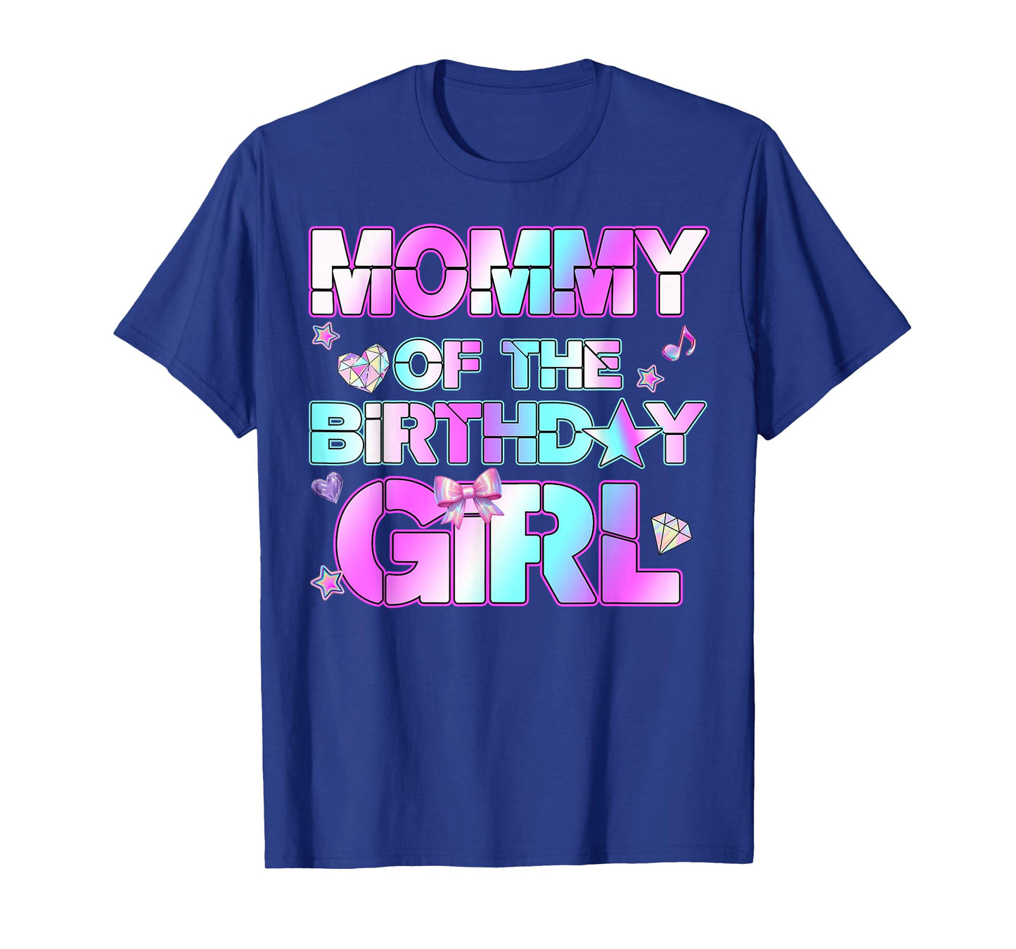 Mommy The Birthday Girl Kpop Family Birthday Party Girls T-Shirt