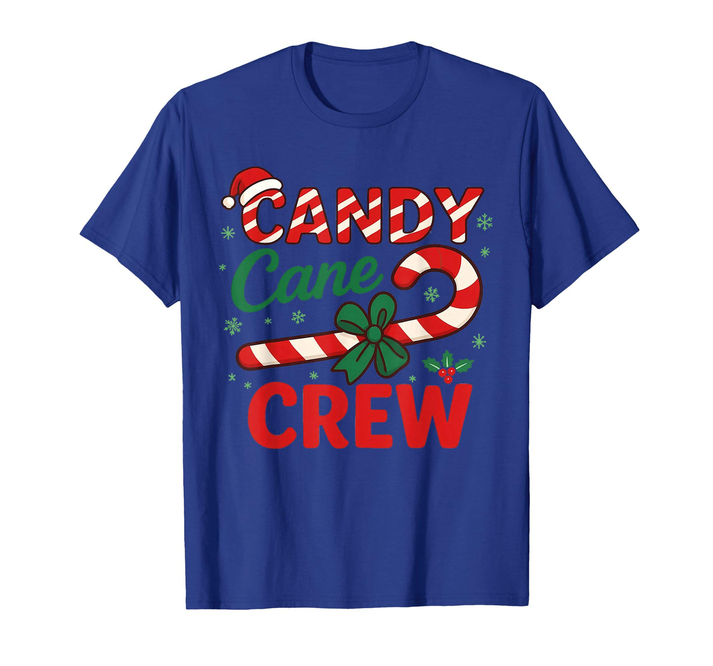 Candy Cane Crew - Funny Christmas Holiday Men Women T-Shirt
