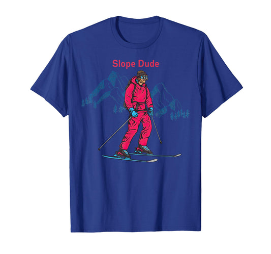 Funny Slope Dude Algebra Geometry Middle School Math Teacher T-Shirt