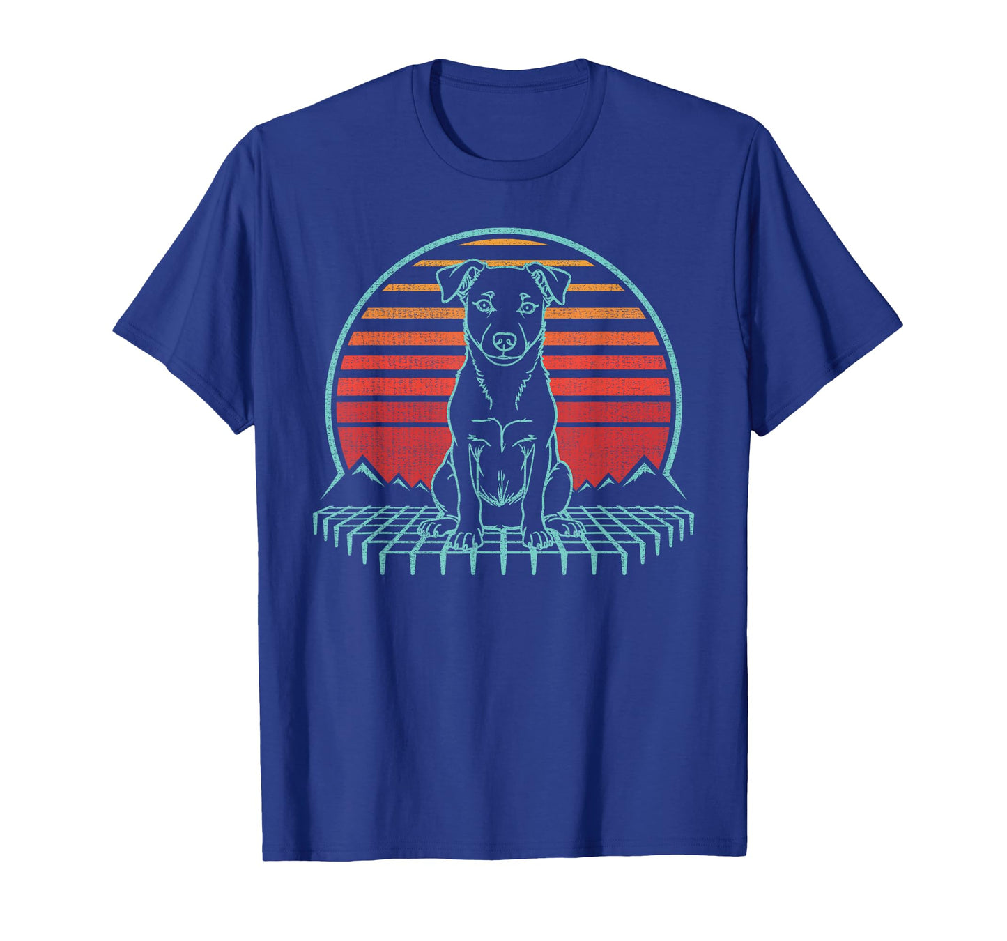 Jack Russell Terrier Lover Dog Owner Retro Vintage 80s T-Shirt