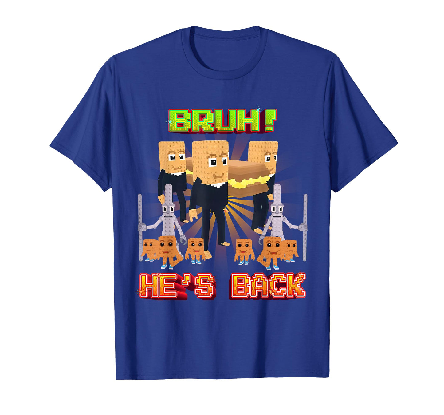 Bruh Sahur Coming Back Funny Brainrot for Boys Kids Teens T-Shirt